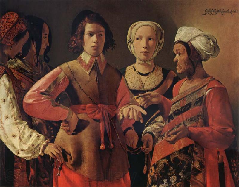 Georges de La Tour The Fortune Teller France oil painting art